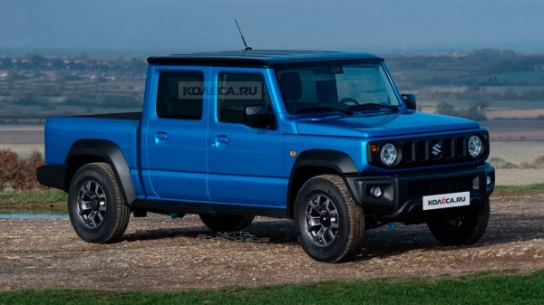 В Сети появились рендерные изображения четырехдверного пикапа Suzuki Jimny В Сети появились рендерные изображения четырехдверного пикапа Suzuki Jimny