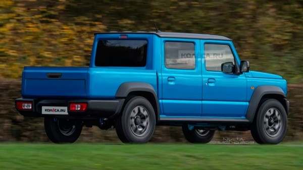 В Сети появились рендерные изображения четырехдверного пикапа Suzuki Jimny В Сети появились рендерные изображения четырехдверного пикапа Suzuki Jimny