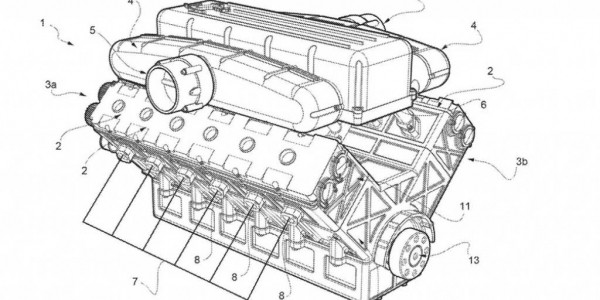 Ferrari запатентовала инновационные технологии для нового двигателя V12