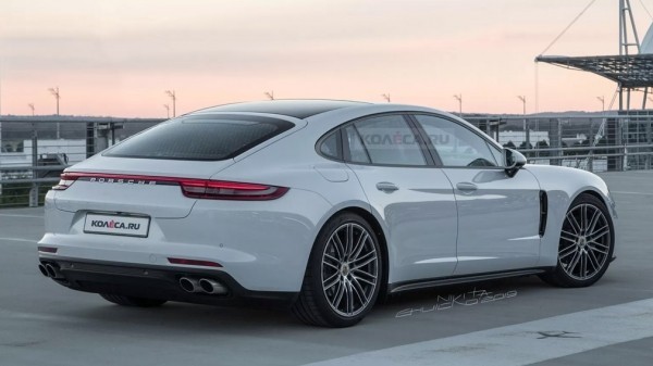 Появились первые изображения обновлённой Porsche Panamera