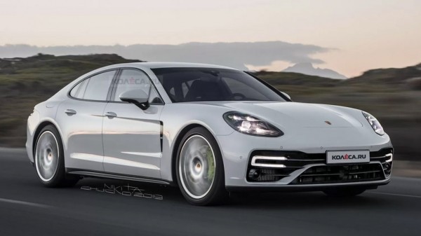 Появились первые изображения обновлённой Porsche Panamera