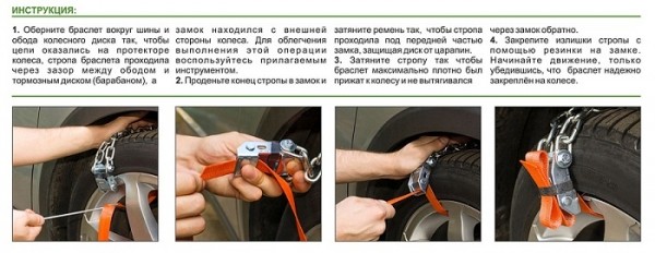 Какой вид цепей для колес лучше