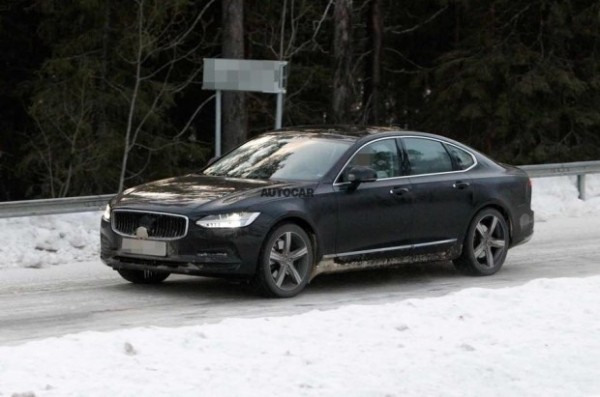 Volvo тестирует гибридные версии моделей V90 и S90