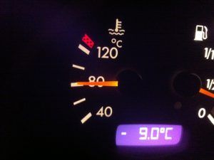Рабочая температура охлаждающей жидкости на прогретом двигателе