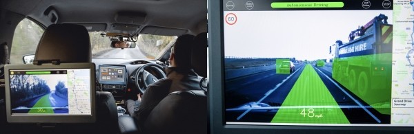 Беспилотный Nissan Leaf пересёк значительную часть Британии