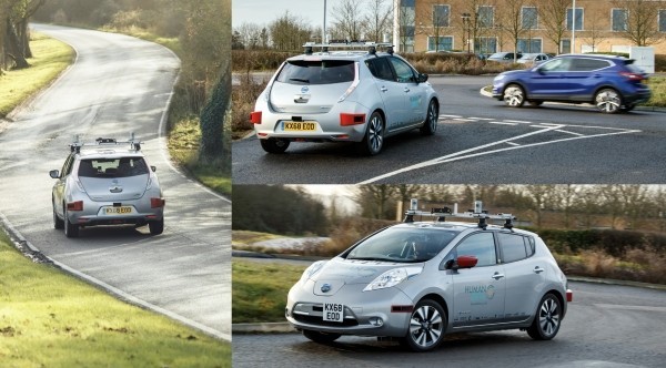 Беспилотный Nissan Leaf пересёк значительную часть Британии