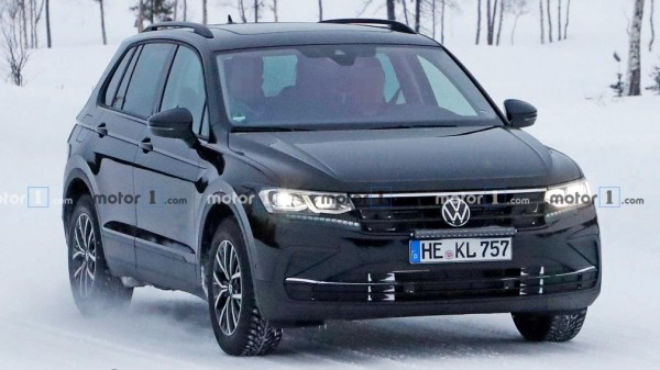Раскрыт внешний вид обновлённого Volkswagen Tiguan