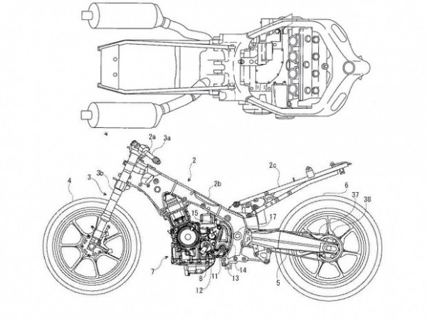 Новый гипербайк Suzuki Hayabusa засветился в патентах