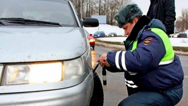 Штраф за езду на летней резине зимой