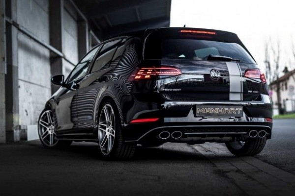 Грозный хэтчбек VW Golf R с 450 «лошадками» от ателье Manhart Грозный хэтчбек VW Golf R с 450 «лошадками» от ателье Manhart