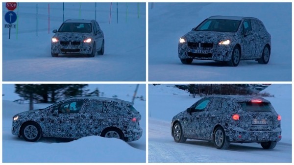 Новый BMW 2-Series Active Tourer попал в объективы камер Новый BMW 2-Series Active Tourer попал в объективы камер