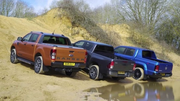 Кто лучше на бездорожье &ndash; Ford Ranger, VW Amarok или Toyota Hilux? 