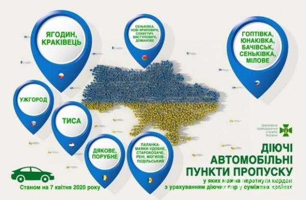 Майские дома: список КПП через которые украинцы могут вернуться домой