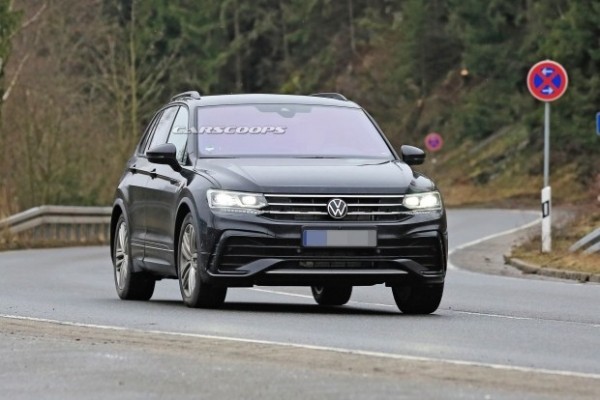 Попался! Обновленный Tiguan без камуфляжа