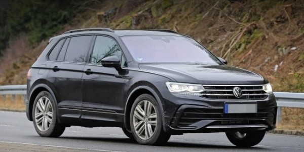 Попался! Обновленный Tiguan без камуфляжа