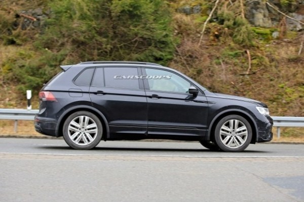 Попался! Обновленный Tiguan без камуфляжа