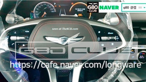 Опубликованы фотографии интерьера нового Genesis G80 Sport