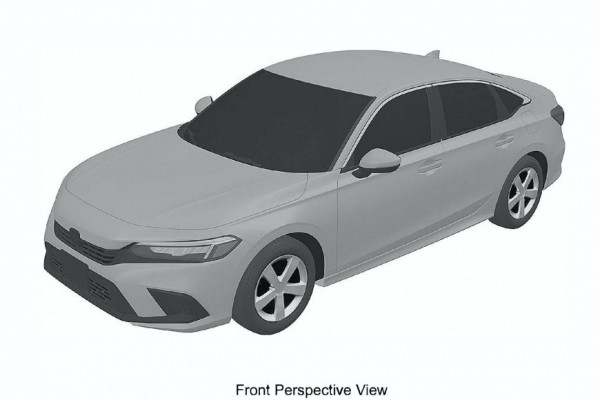 В Сеть попали снимки обновленного Honda Civic 2022 года 