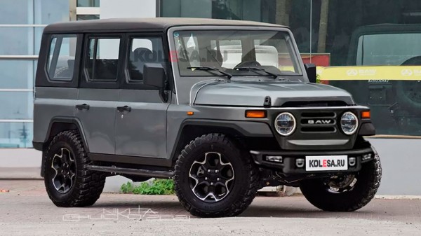 Опубликованы первые изображения китайского «уазика» BAW BJ212 Опубликованы первые изображения китайского «уазика» BAW BJ212