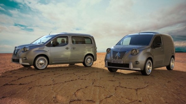 Сучасний Citroen Berlingo переробили у 2CV Fourgonnette 50-х Сучасний Citroen Berlingo переробили у 2CV Fourgonnette 50-х